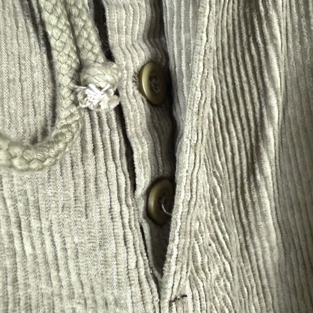 NWT We The Free People Modern Love Pull On Cord Jeans Green High Rise - Picture 10 of 16